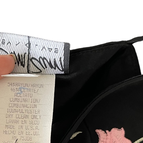 Vintage Zum Zum by Nicki Livas Woman’s Embroidered Lined Mini Dress - Picture 9 of 12